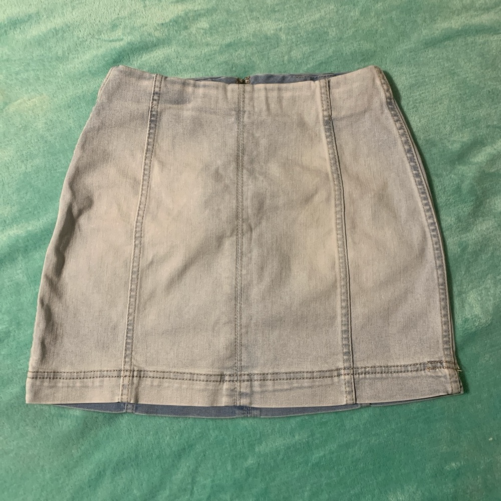 Wild Fable Light Blue Mini Skirt